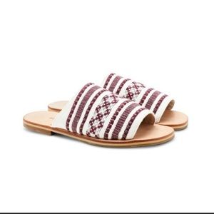 Patara Woven slip on flat sandals